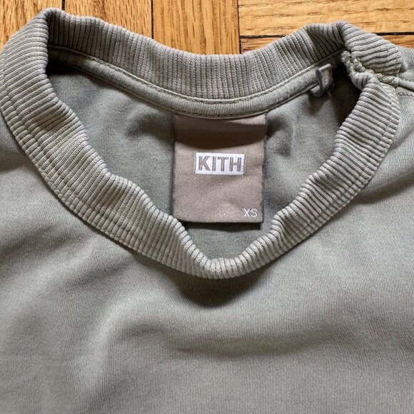 Kith Women Sage Green Sweatshirt Spring XS - Picture 5 of 9